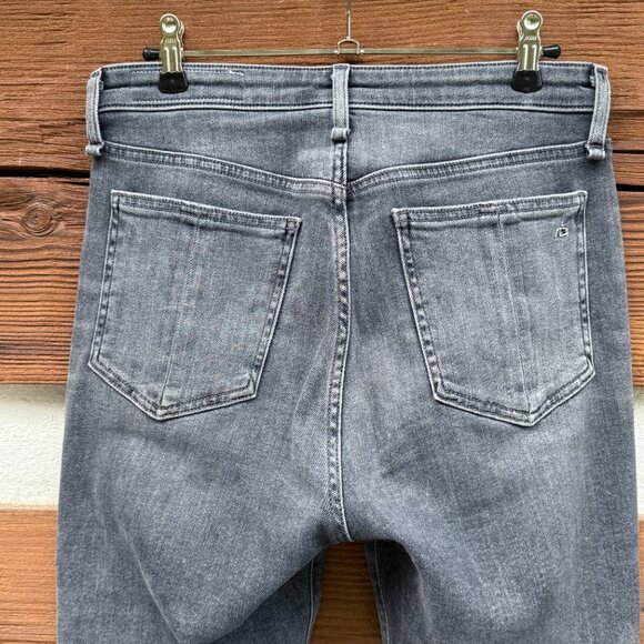 RAG & BONE Nina High Rise Ankle Skinny Jeans. Gray, Stretch. Sz 27, EUC - Picture 11 of 13